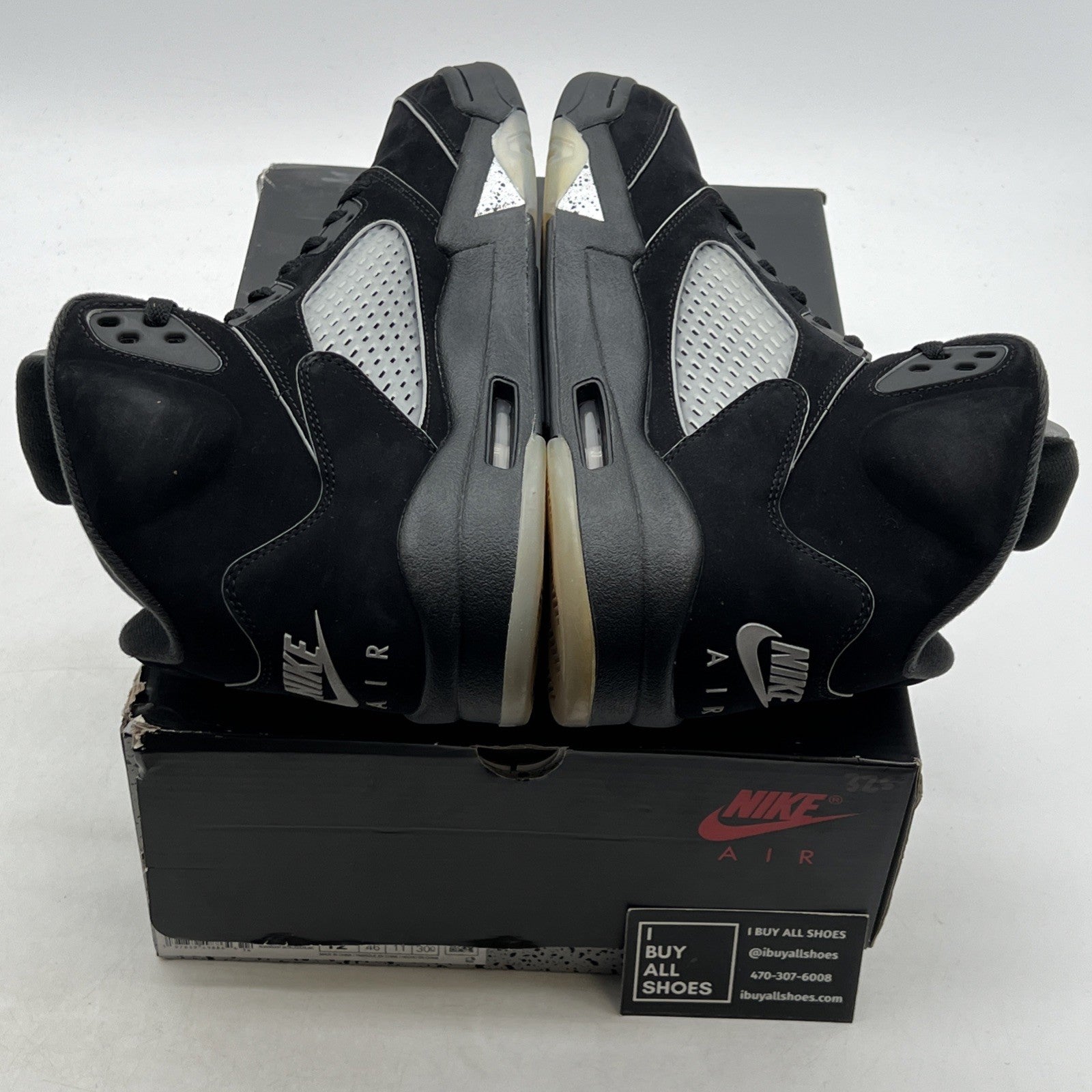 Size 12 - Air Jordan 5 Retro OG Black Metallic Reimagined (HF3975-001)