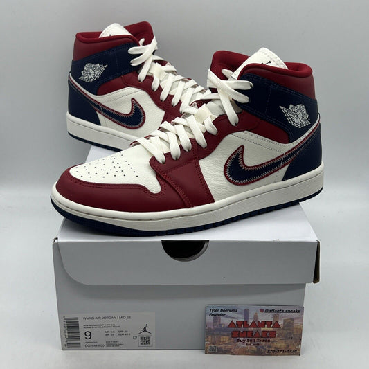 Size 9 - Jordan 1 Mid SE USA 2022 2022 Brand New Og All