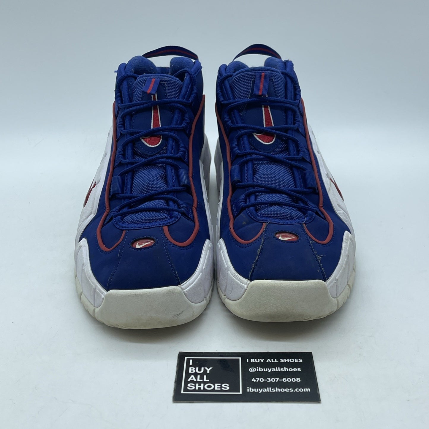 Size 8.5 - Nike Air Max Penny 1 Lil Penny Blue Red Suede (685153-400)