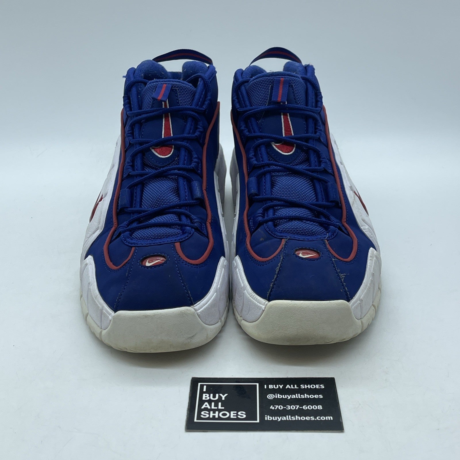 Size 8.5 - Nike Air Max Penny 1 Lil Penny Blue Red Suede (685153-400)