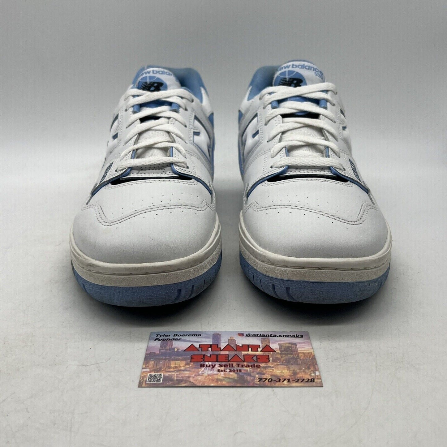 Size 10.5 - New Balance 550 Team Carolina Blue Black Leather (BB550HL1)