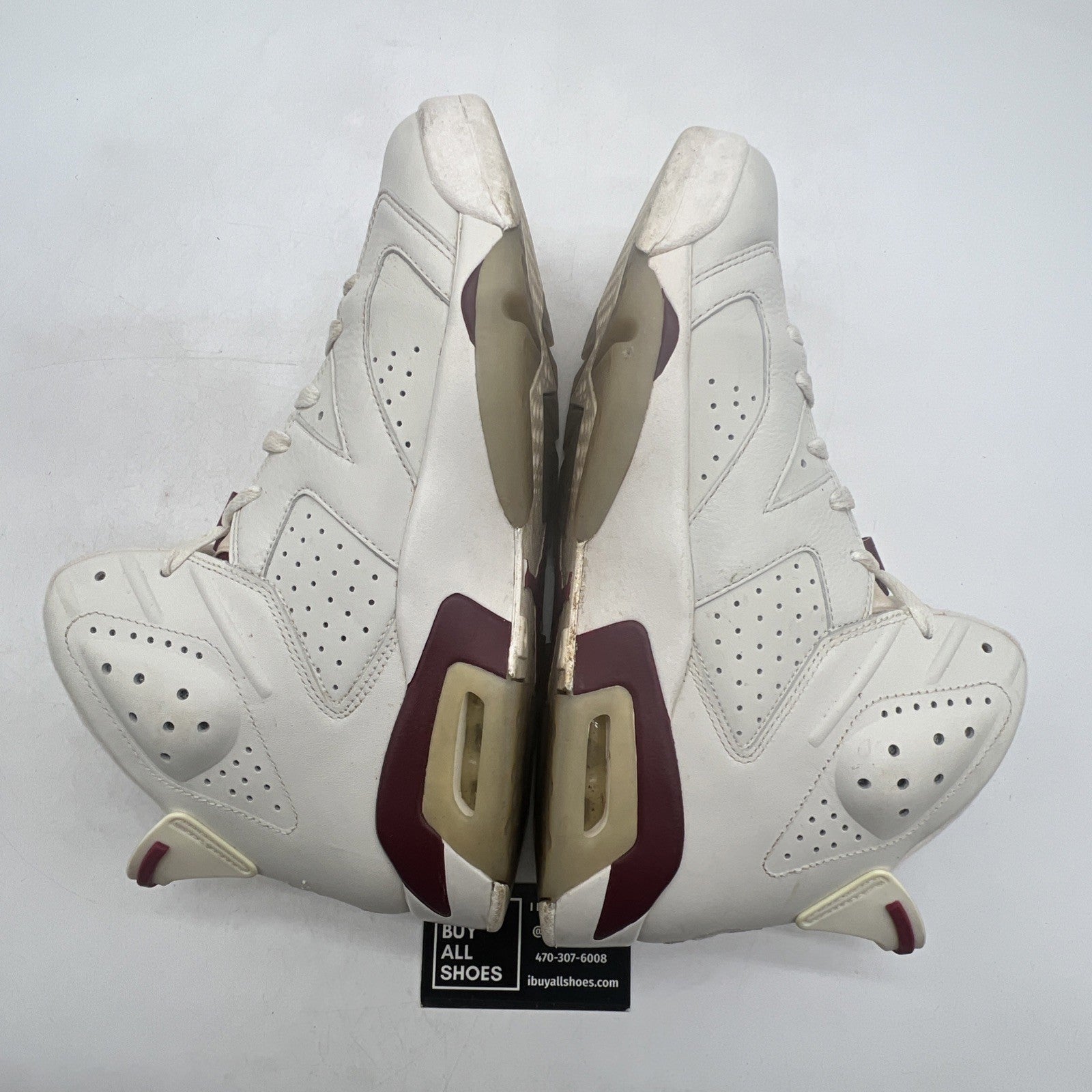 Size 10.5 - Air Jordan 6 Retro 2015 Maroon (384664-116)