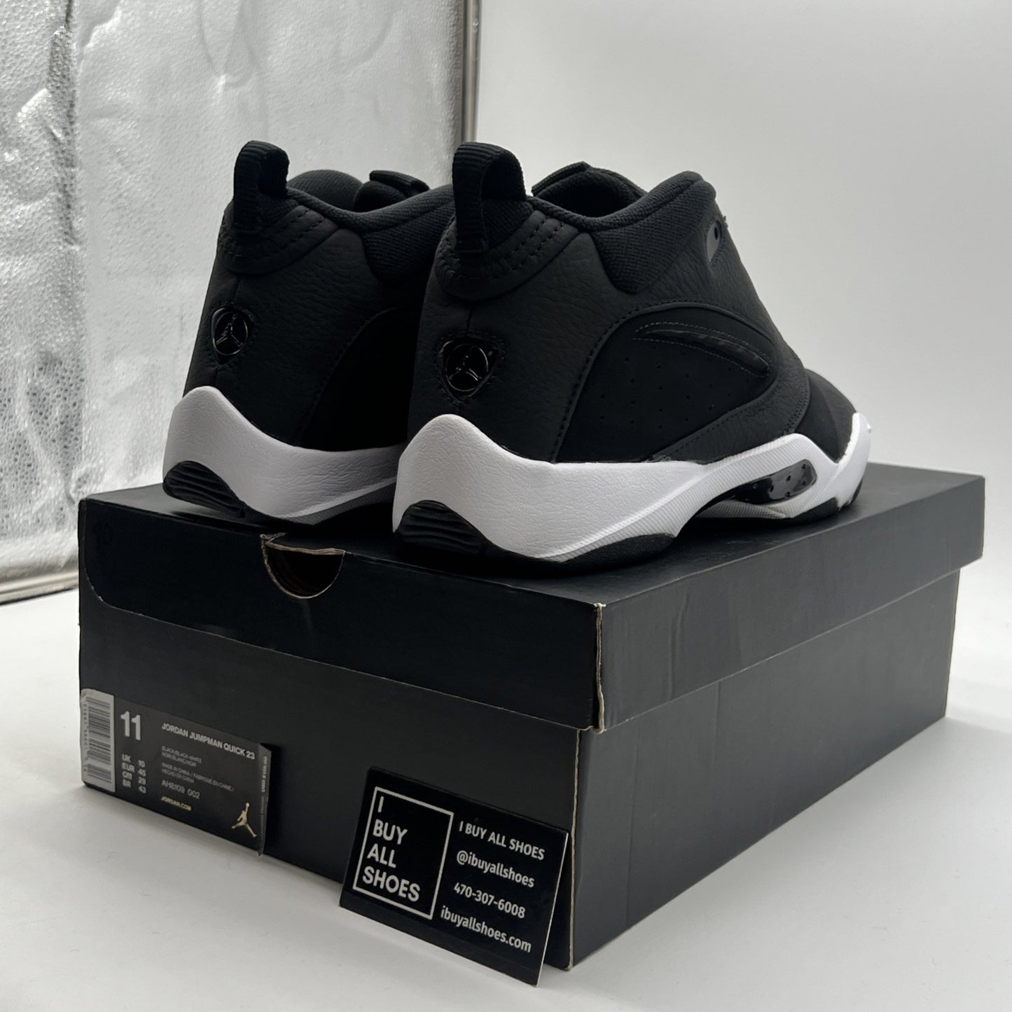 Size 11 - Jordan Jumpman Quick 23 Black (AH8109-002)