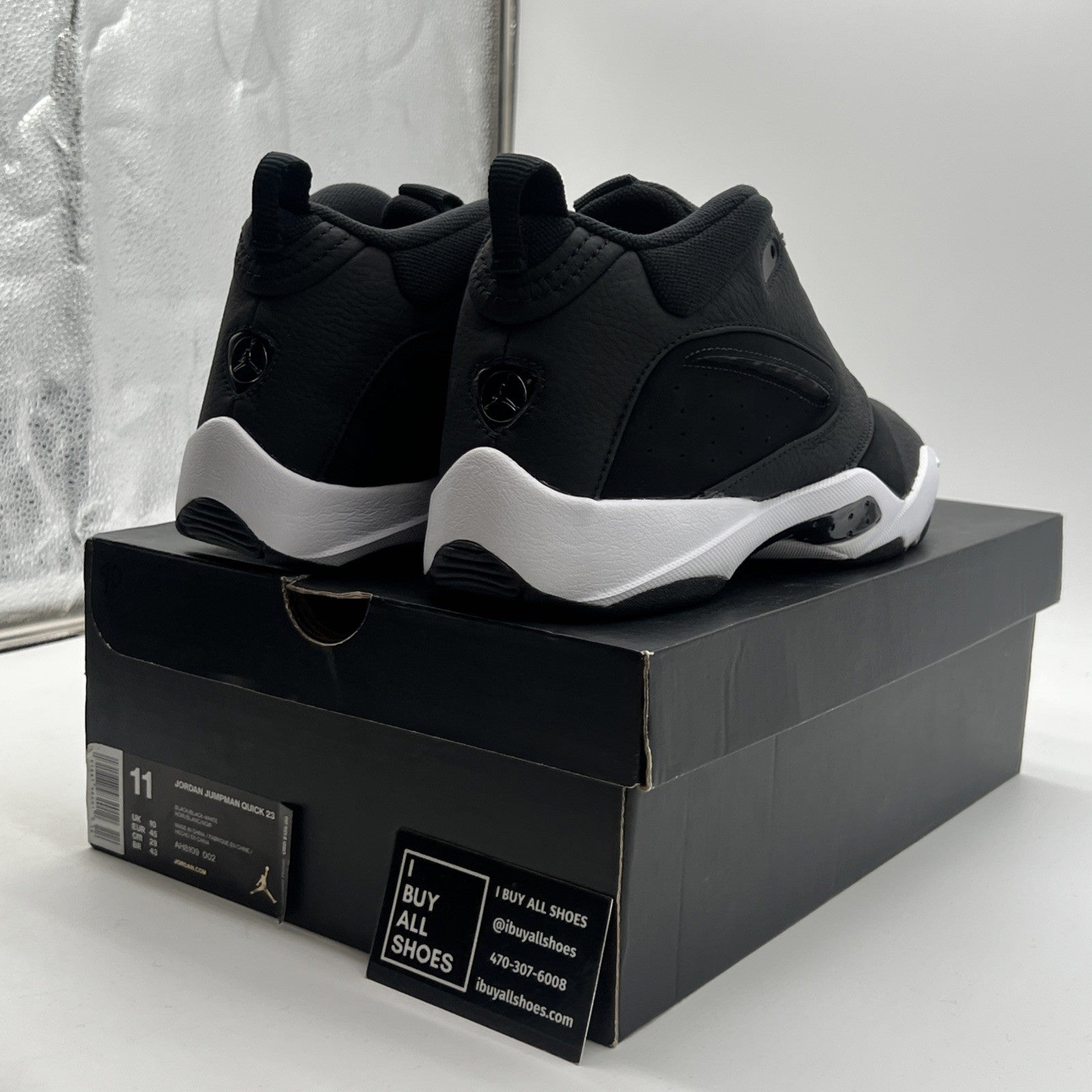 Size 11 - Jordan Jumpman Quick 23 Black (AH8109-002)