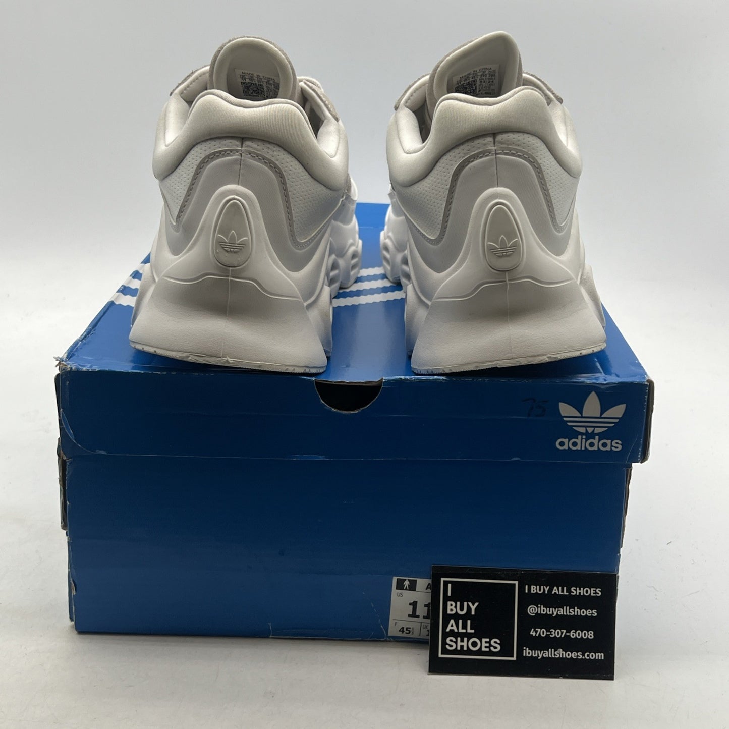 Size 11 - Adidas adiFOM Megaride Crystal White (IE4048)