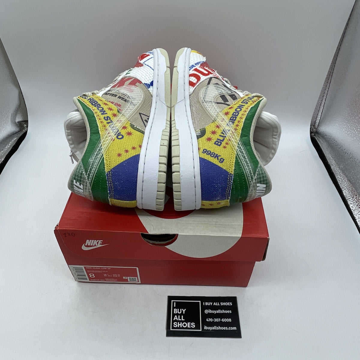 Size 8 - Nike Dunk Low City Market (DA6125-900)