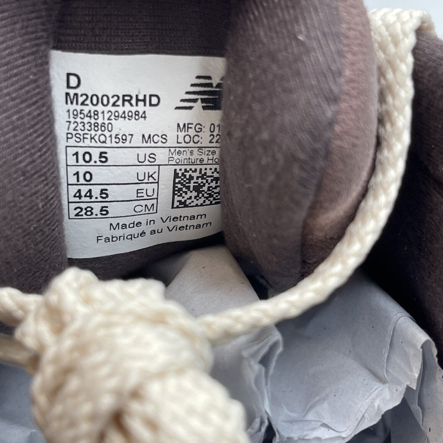 Size 10.5 - New Balance 2002R Suede Pack - Dusty Fig Grey White (M2002RHD)