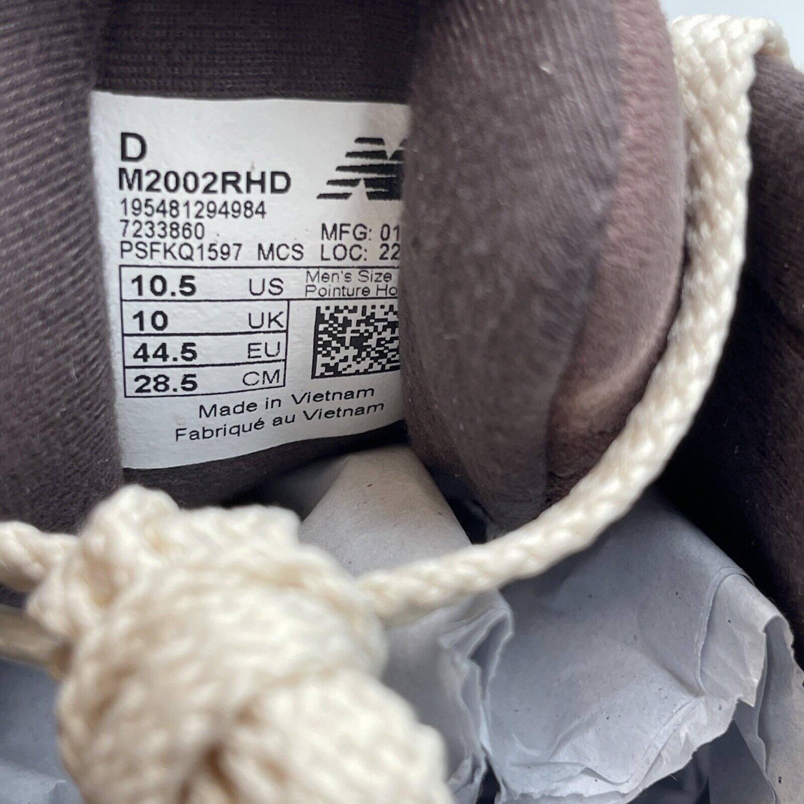 Size 10.5 - New Balance 2002R Suede Pack - Dusty Fig Grey White (M2002RHD)