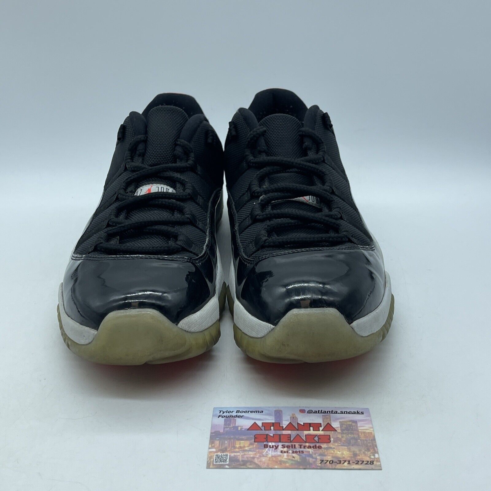 Size 11 - Air Jordan 11 Retro Low Infrared 23 Black Grey Suede (528895-023)