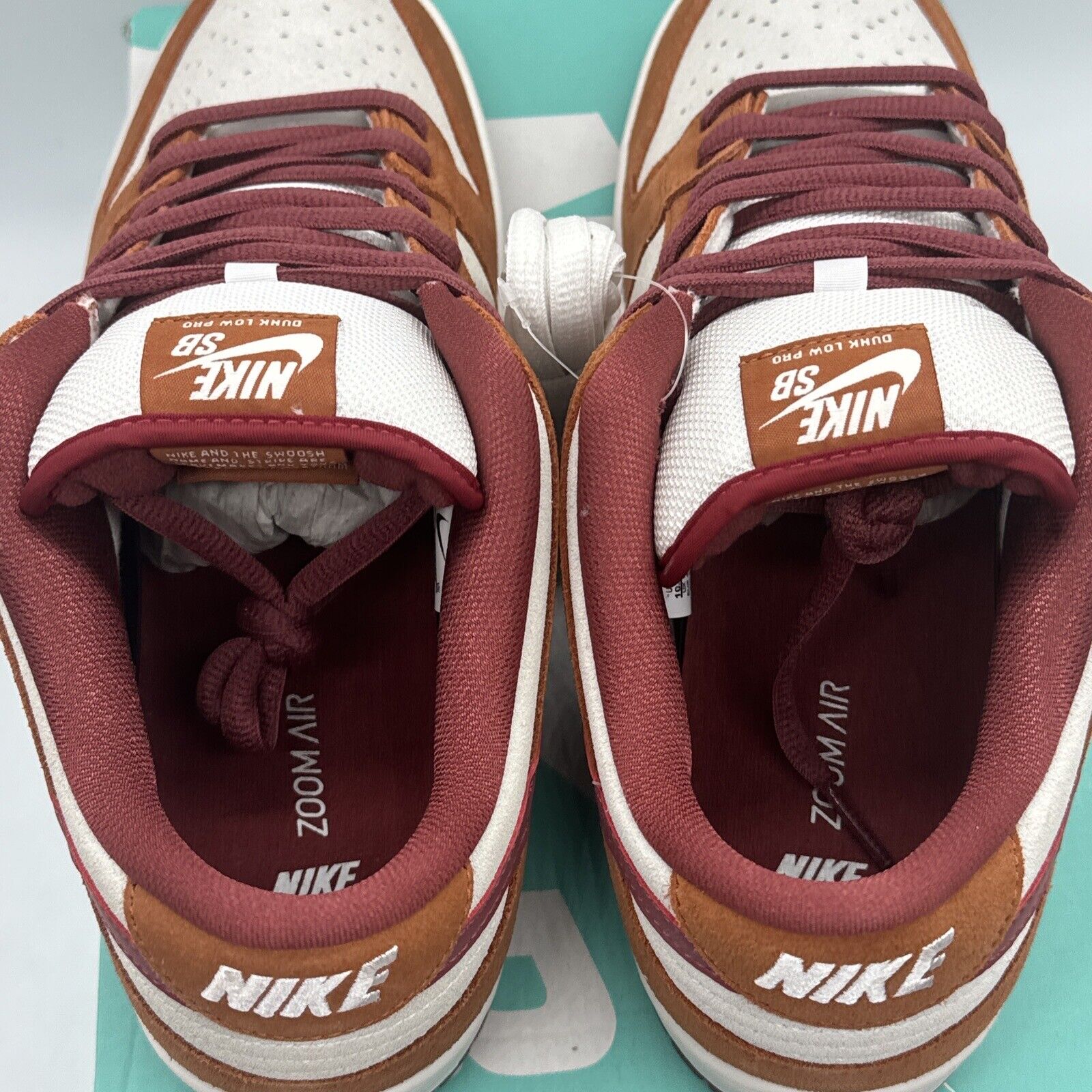 Size 10.5 - Nike SB Dunk Low Pro Dark Russet 2019 Orange Burgundy Deep Suede OG