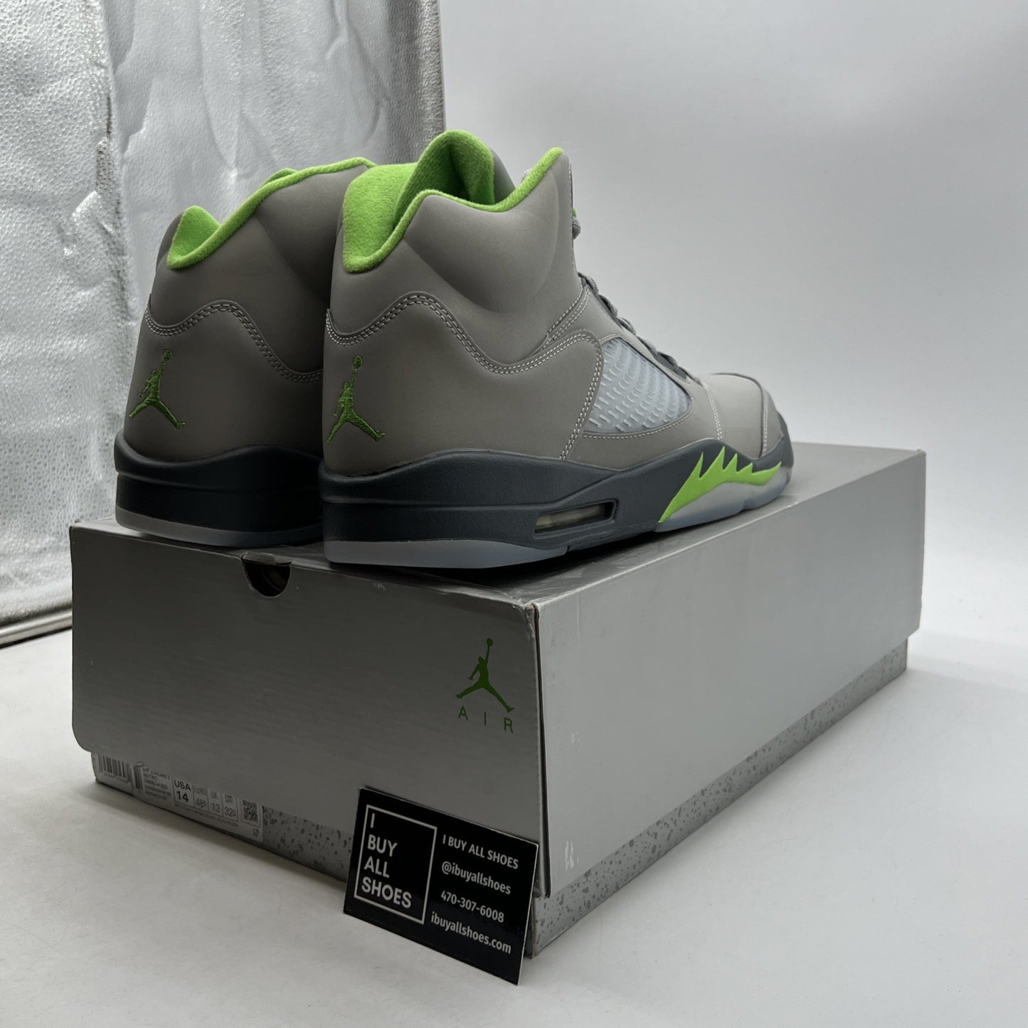 Size 14 - Air Jordan 5 Retro Green Bean (DM9014-003)