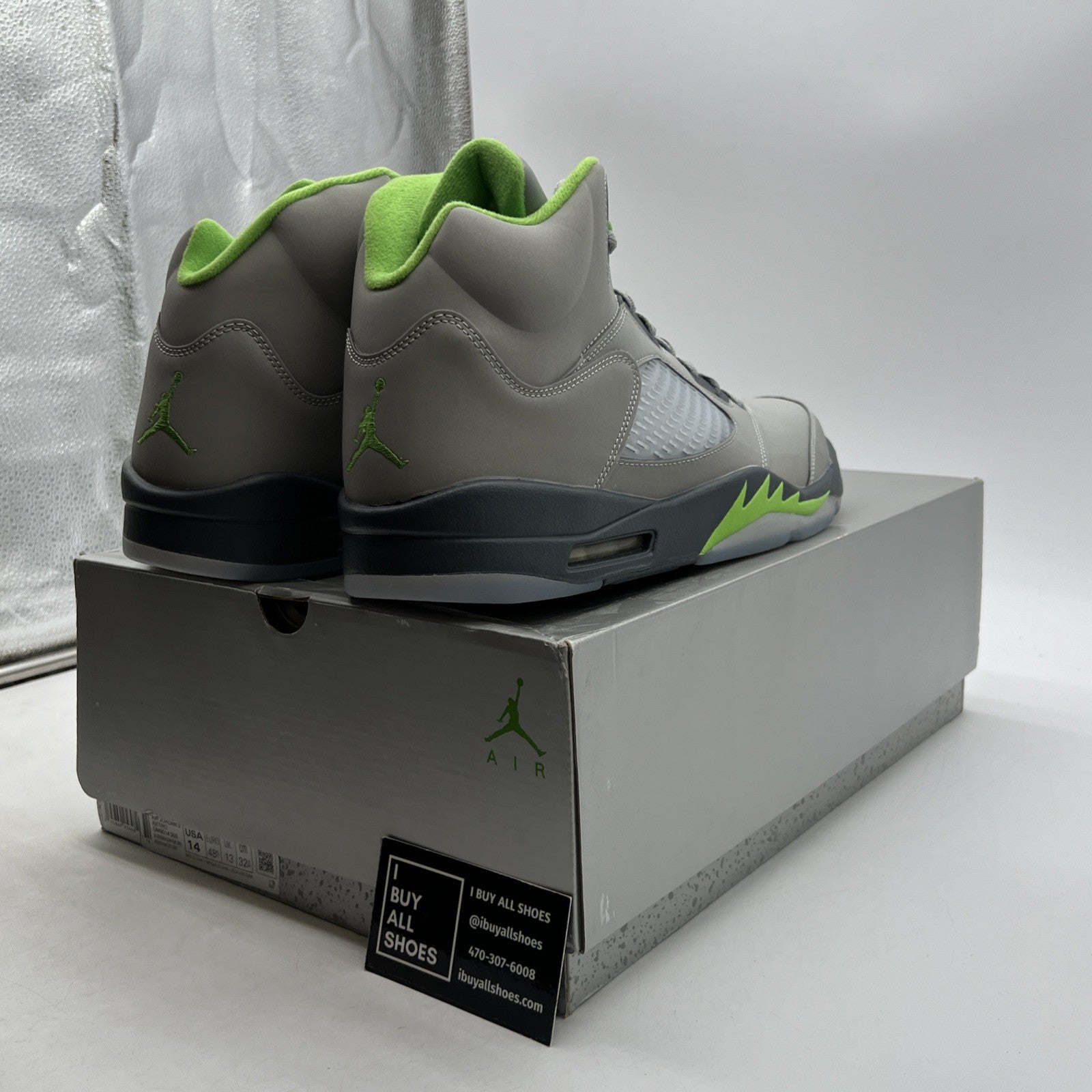 Size 14 - Air Jordan 5 Retro Green Bean (DM9014-003)