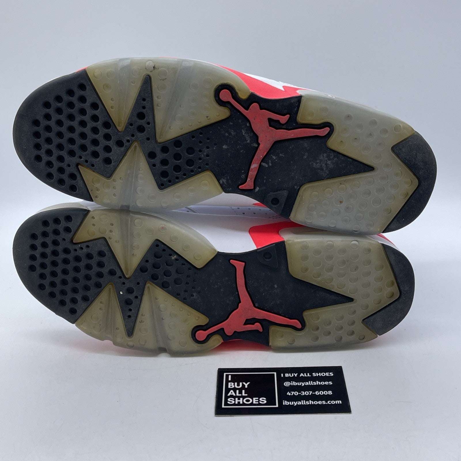 Size 9 - Air Jordan 6 Retro 'White Infrared' 2014 White Leather (384664-123)