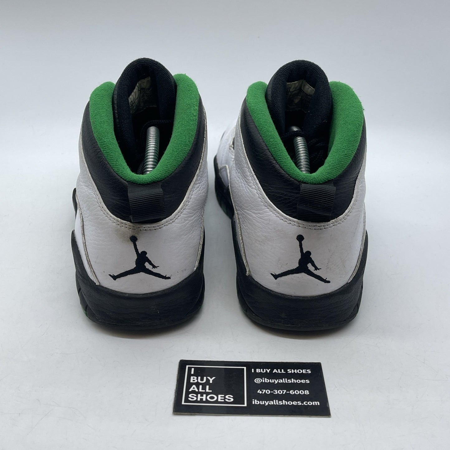 Size 11 - Air Jordan 10 Retro 2019 Seattle White Green Leather (310805-137)