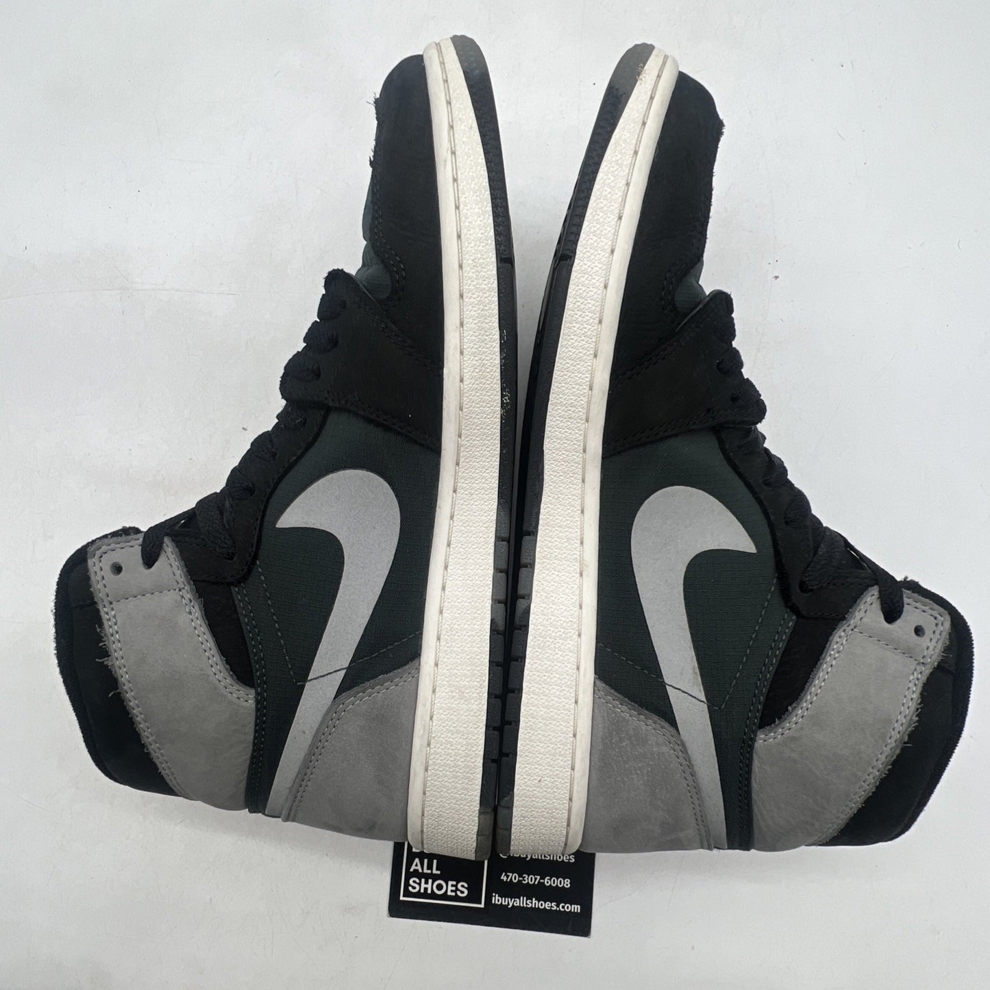Size 9.5 - Air Jordan 1 Element GORE-TEX High Black Particle Grey (DB2889-001)