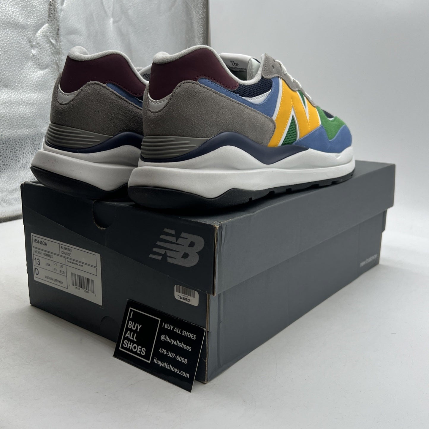 Size 13 - DAHOOD HUB x New Balance 5740 Da Special Pack - Green (M5740GA)