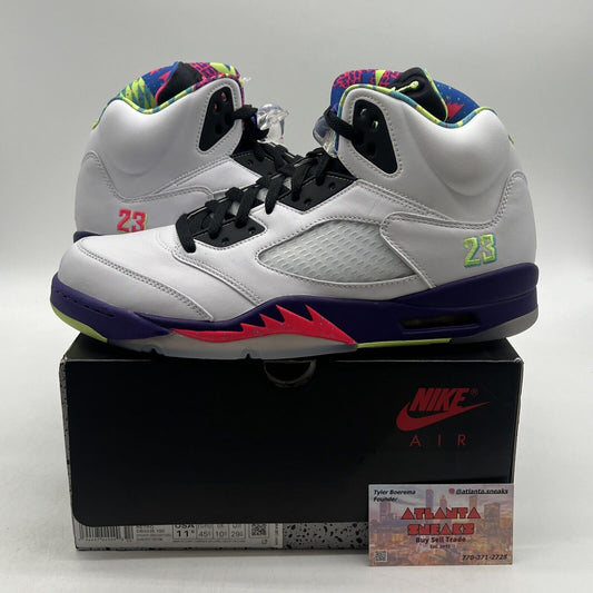 Size 11.5 - Jordan 5 Retro Alternate Bel-Air 2020 Green Purple (DB3335-100)