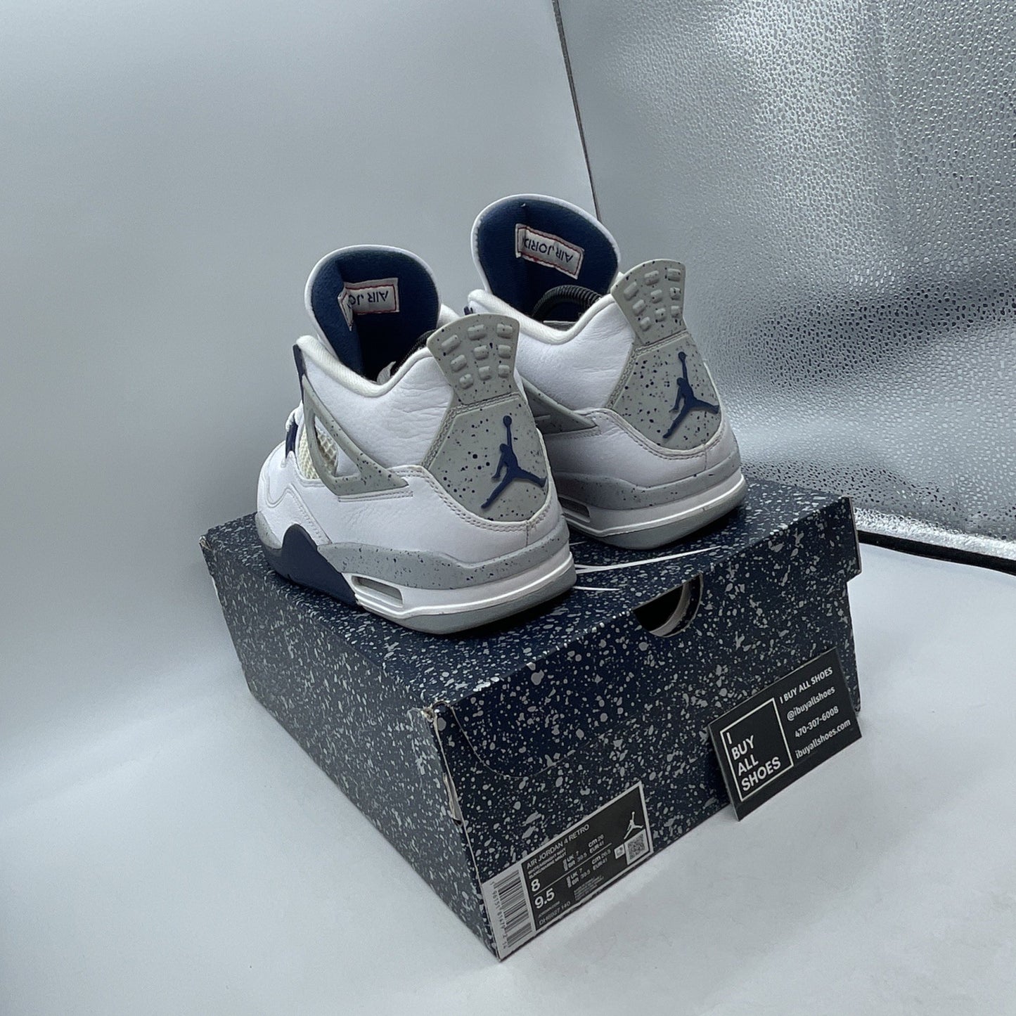 Size 8 - Air Jordan 4 Retro Mid Midnight Navy (DH6927-140)