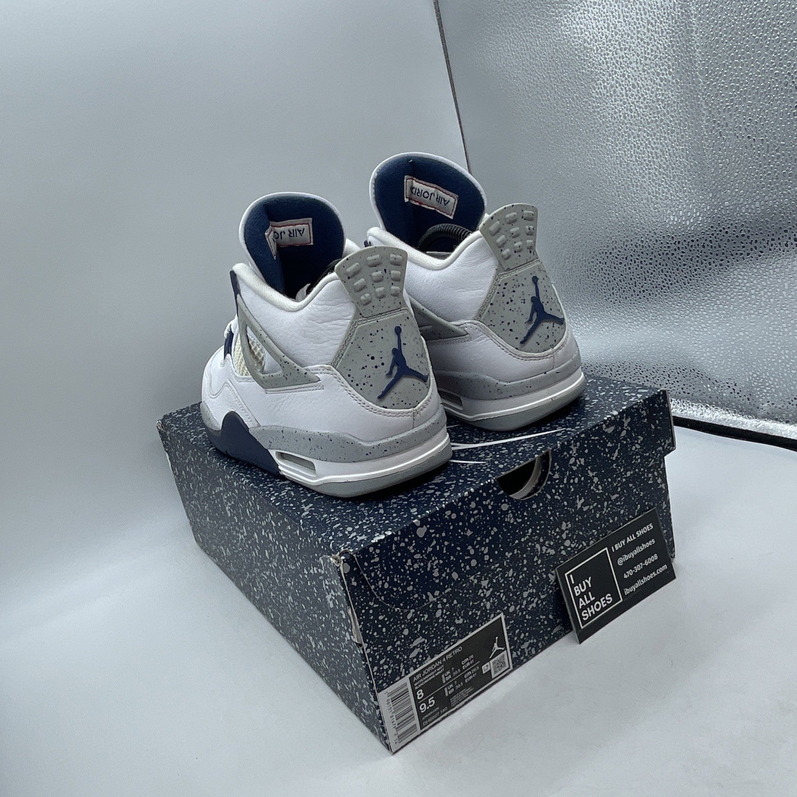 Size 8 - Air Jordan 4 Retro Mid Midnight Navy (DH6927-140)