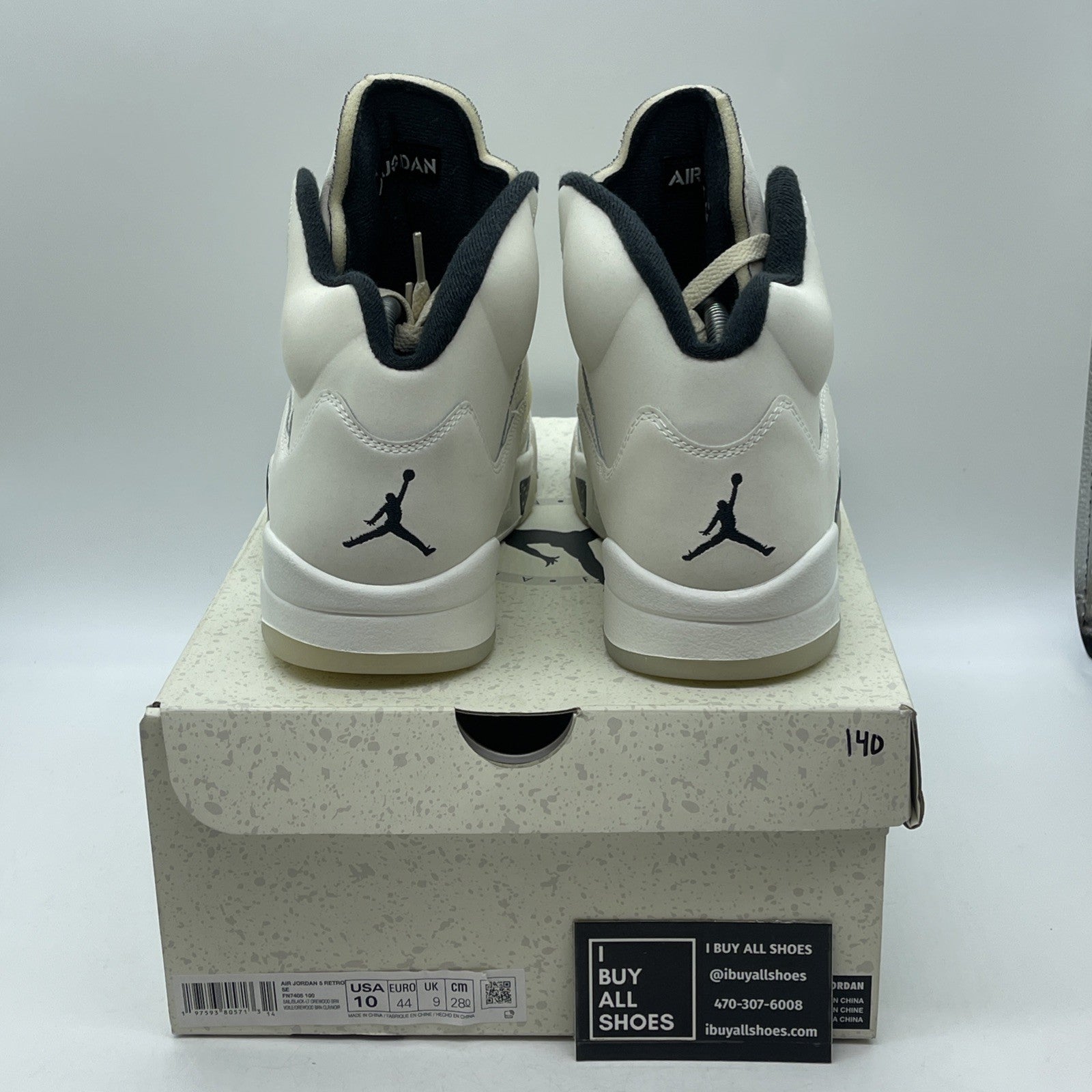 Size 10 - Air Jordan 5 Retro SE Sail Tan Suede (FN7405-100)