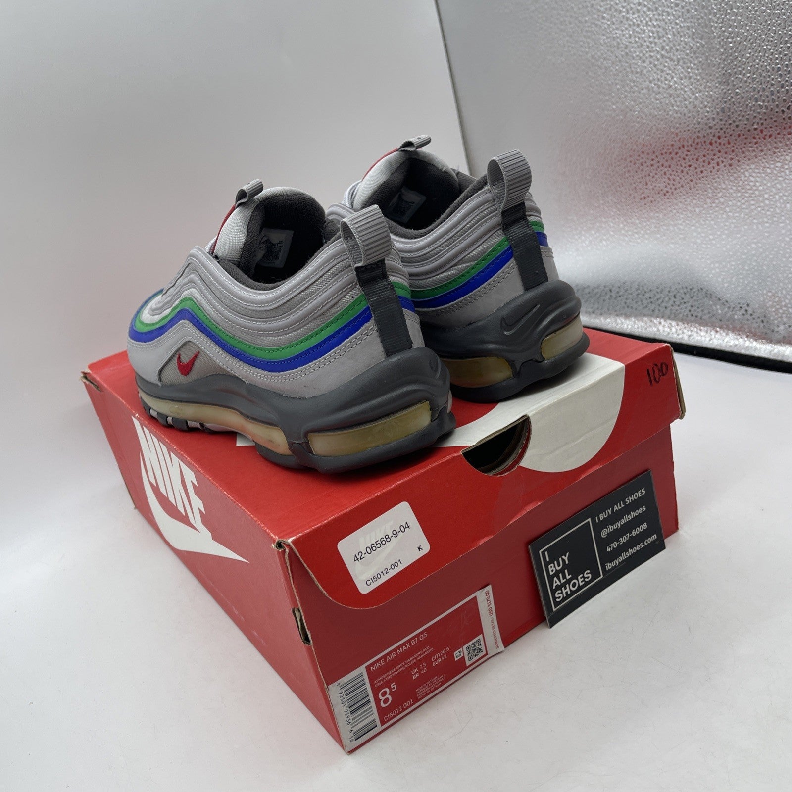 Size 8.5 - Nike Air Max 97 Nintendo 64 (CI5012-001)