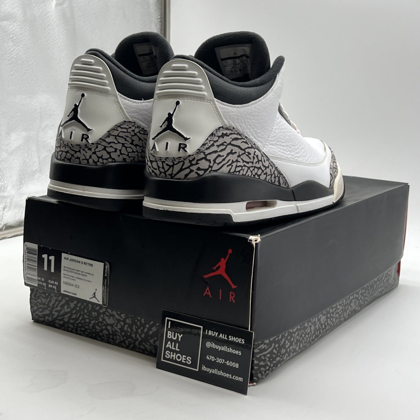 Size 11 - Air Jordan 3 Retro Infrared 23 (136064-123)