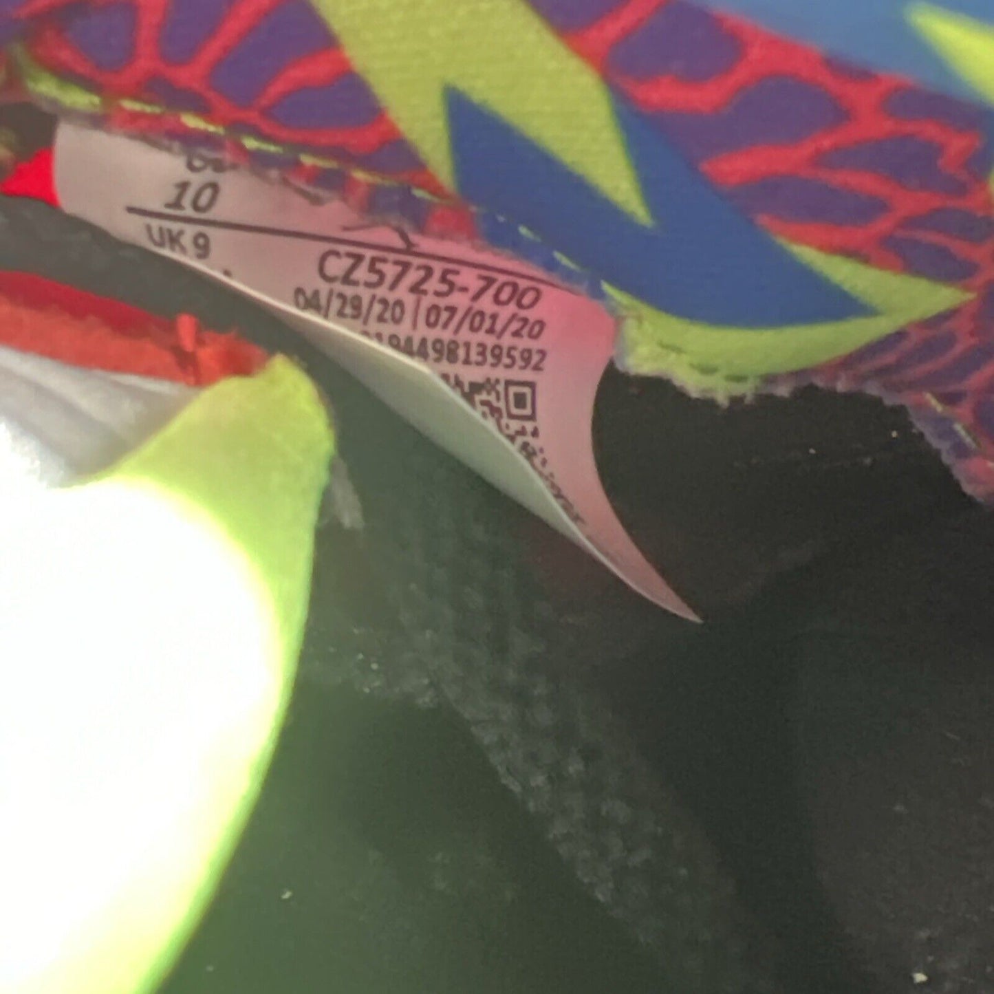 Size 10 - Jordan 5 Retro SE Solar Orange Yellow Red Purple Black (CZ5725-700)
