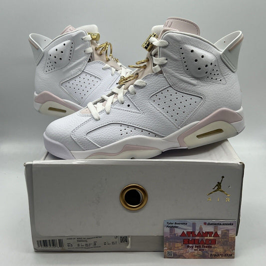 Size 9.5 - Jordan 6 Good Hoops Wmns Brand New White Og All