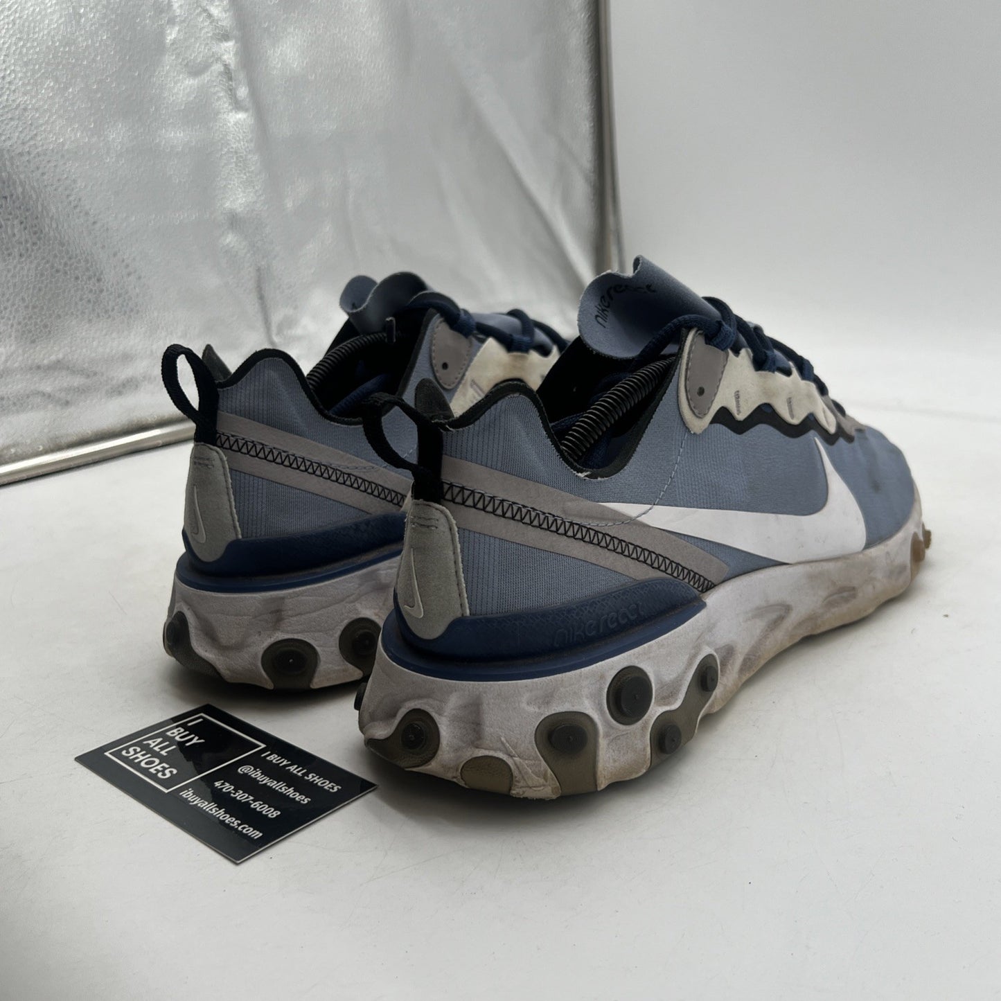 Size 12 - Nike React Element 55 Indigo Fog (BQ6166-402)