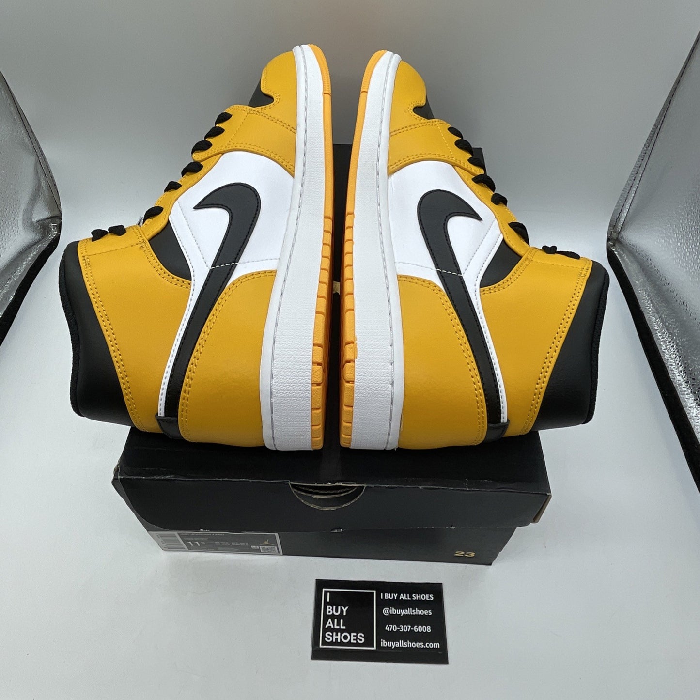 Size 11.5 - Air Jordan 1 Mid Taxi 2022 Leather (554724-701)