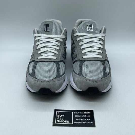 Size 12 - New Balance 990v5 Made in USA Low Castlerock Grey Suede (M990GL5)