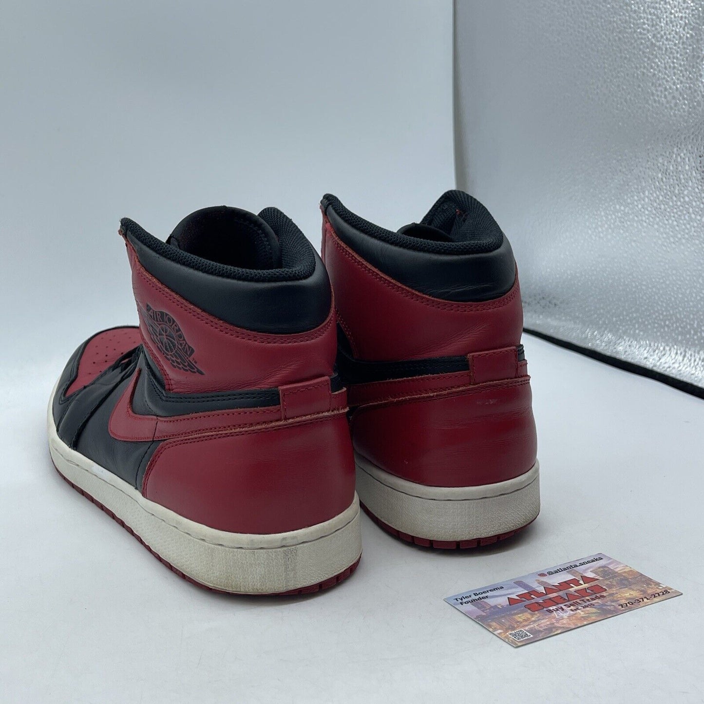 Size 12 - Air Jordan 1 Retro OG 2013 High Bred Red Black White (555088-023)