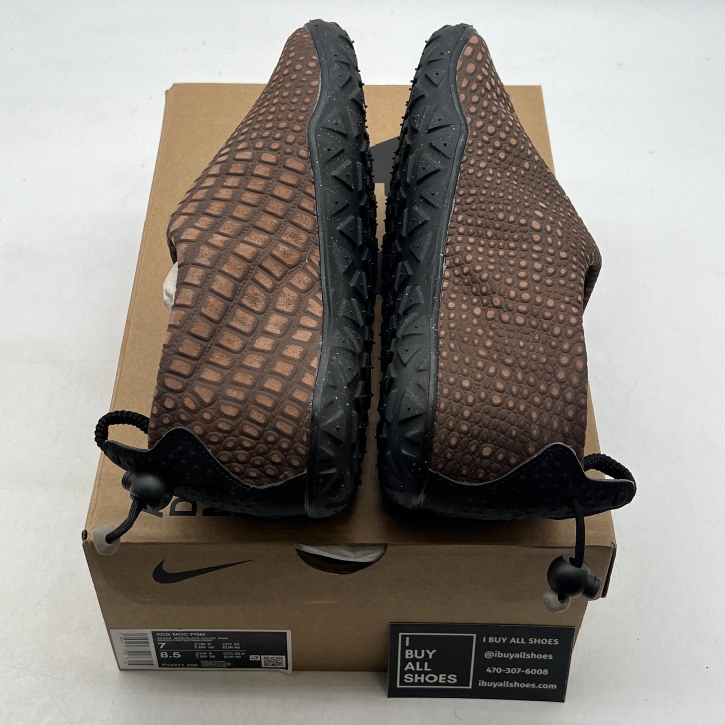 Size 7 - Nike ACG Moc Premium Cacao Wow Croc (FV4571-200)