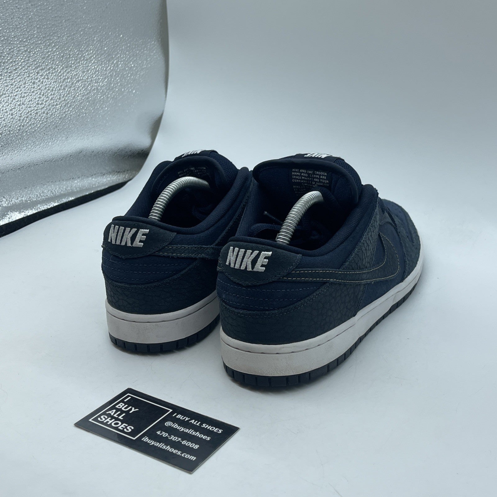 Size 9.5 - Nike Dunk Pro SB Low US Passport Blue Suede (304292-407)