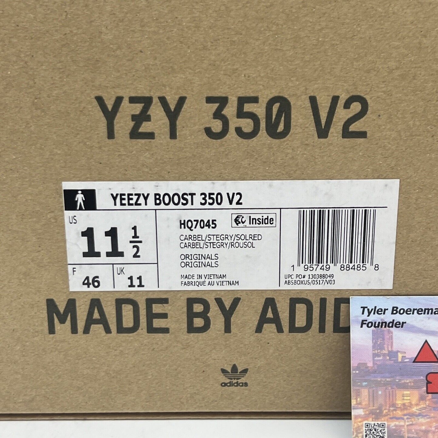 Size 11.5 - adidas Yeezy Boost 350 V2 Low Carbon Beluga Brand New Og All