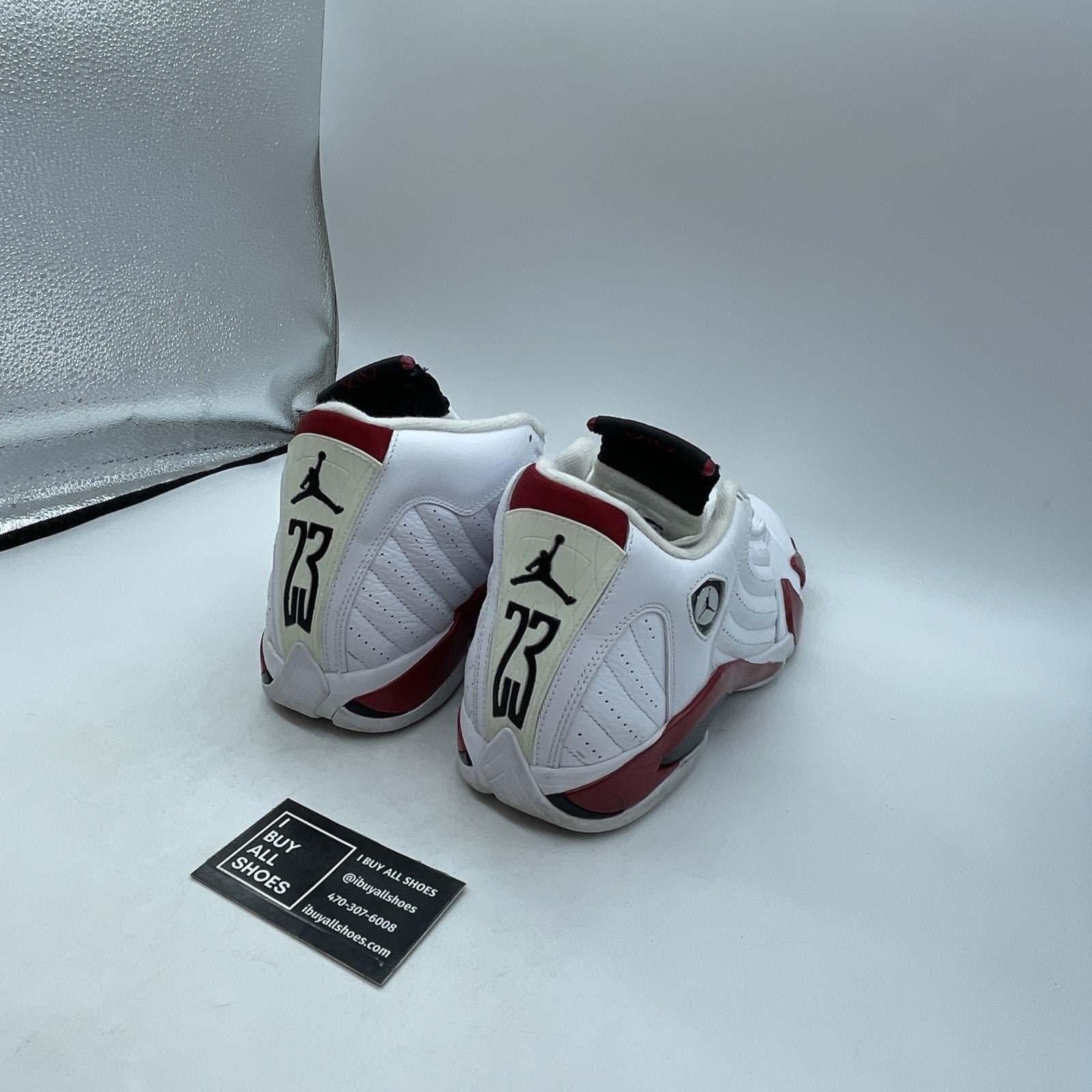 Size 11.5 - Air Jordan 14 Retro 2012 Candy Cane (487471-101)