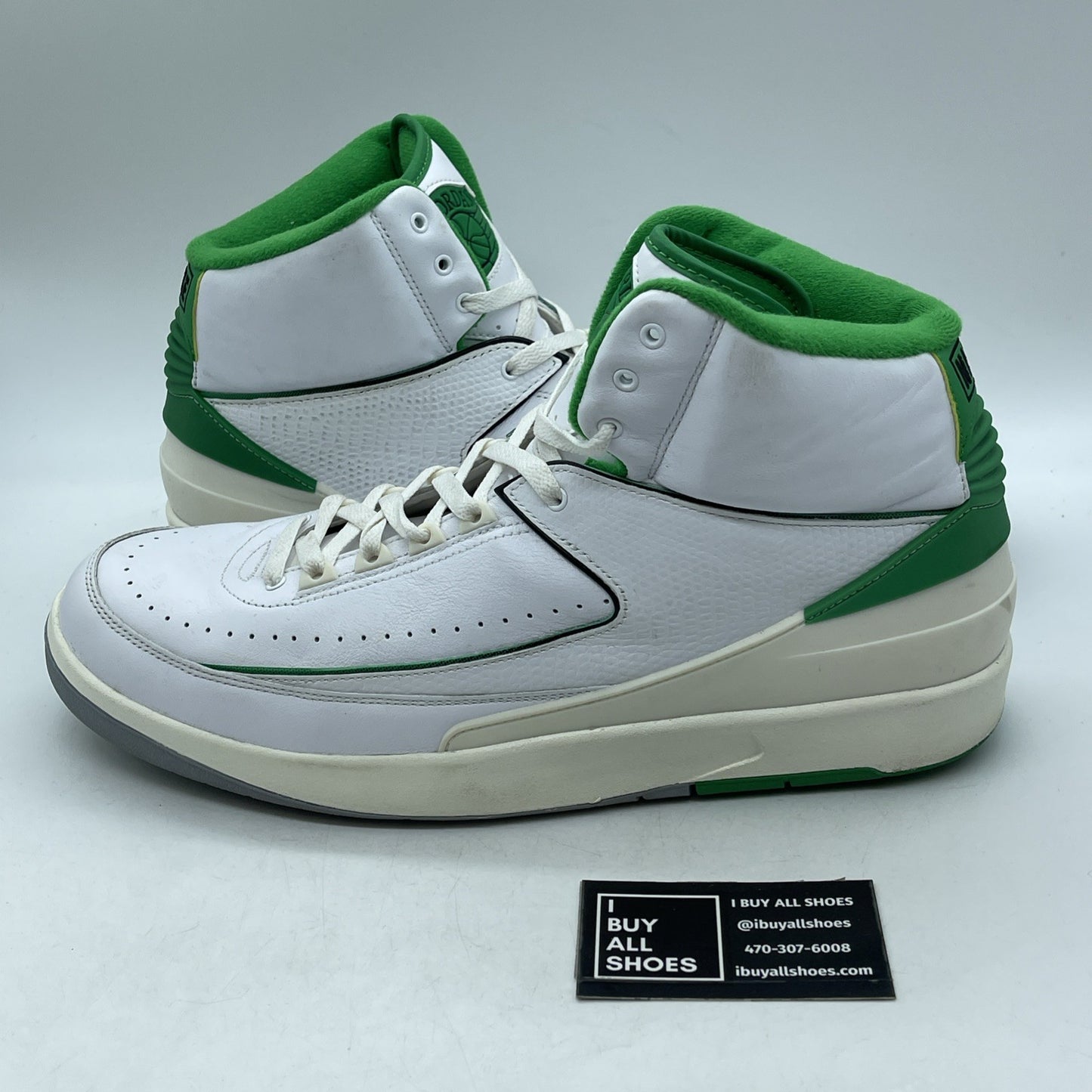 Size 15 - Air Jordan 2 Retro Lucky Green (DR8884-103)