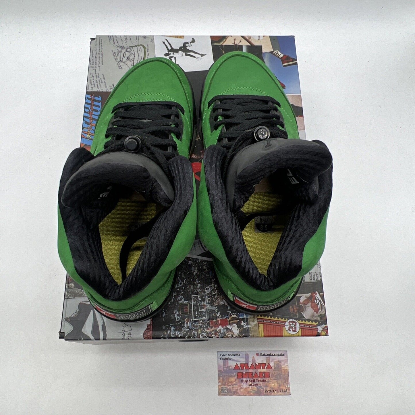 Size 8.5 - Jordan 5 Retro SE Oregon 2020 Black Yellow Suede (CK6631-307)