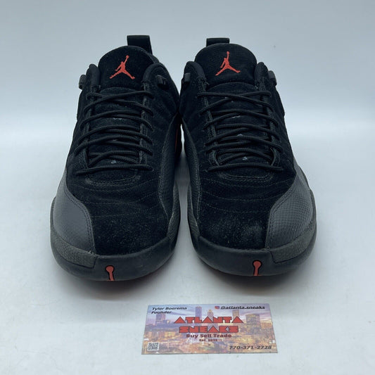 Size 11.5 - Air Jordan 12 Retro Low Max Orange Black Leather Suede (308317-003)