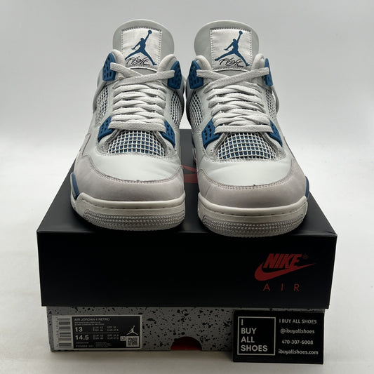 Size 13 - Air Jordan 4 Retro 2024 Military Blue (FV5029-141)