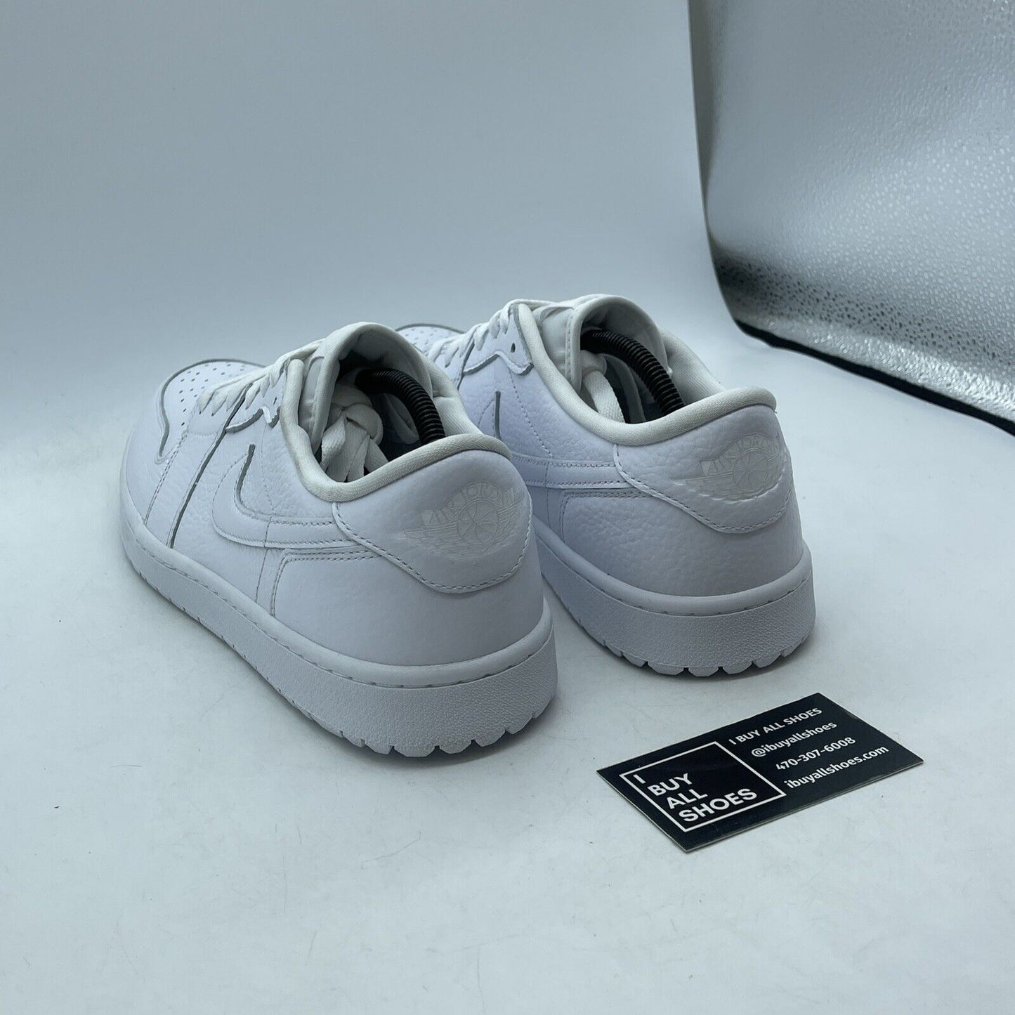 Size 11.5 - Jordan 1 Low Golf Triple White Leather (DD9315-101)
