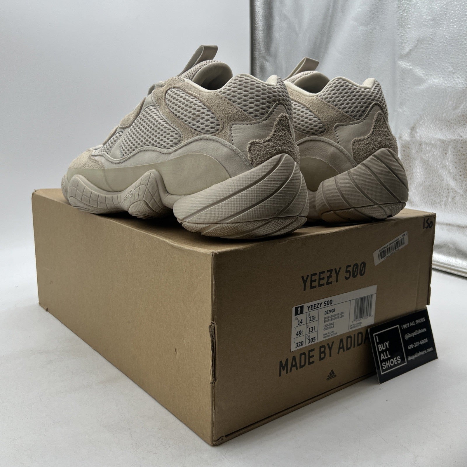 Size 14 - adidas Yeezy 500 Blush (DB2908)