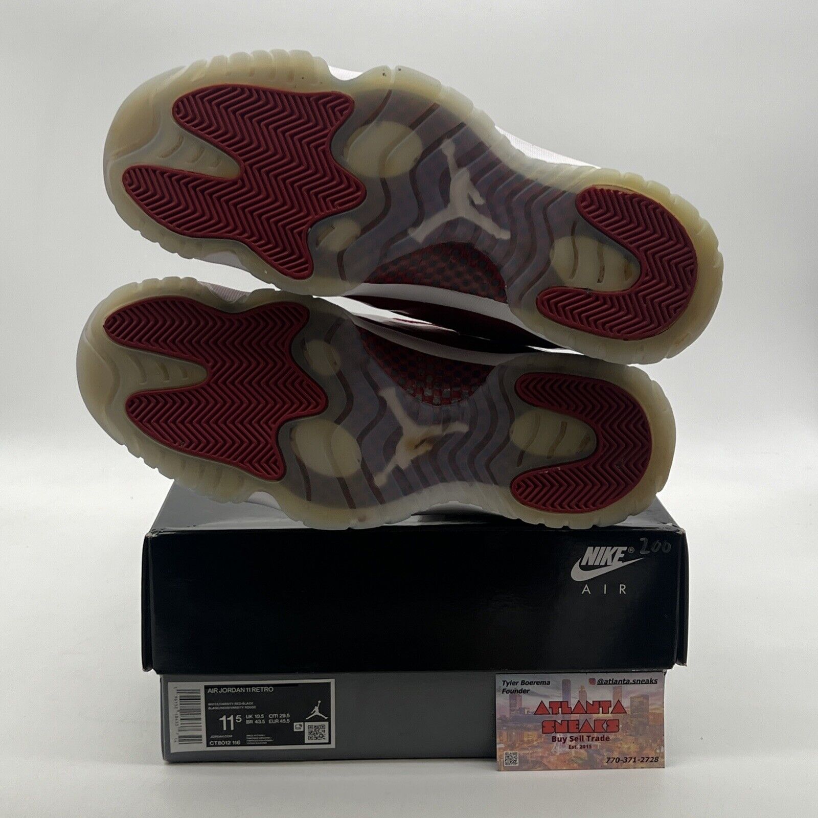 Size 11.5 - Air Jordan 11 Retro High Cherry (CT8012-116)