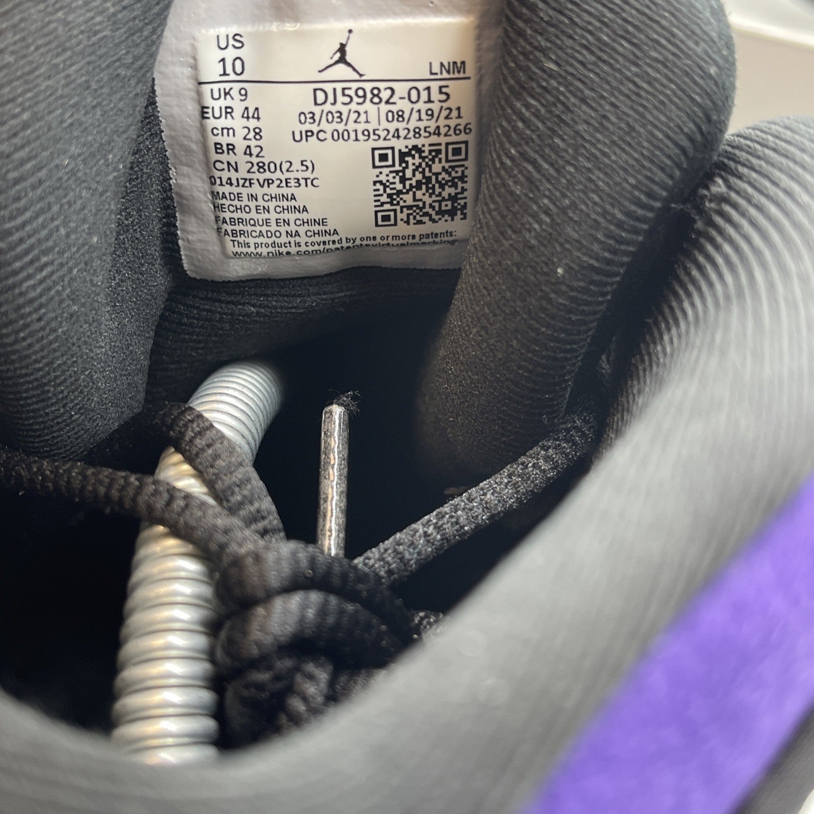 Size 10 - Jordan 13 Retro Court Purple Black Suede Leather (DJ5982-015)