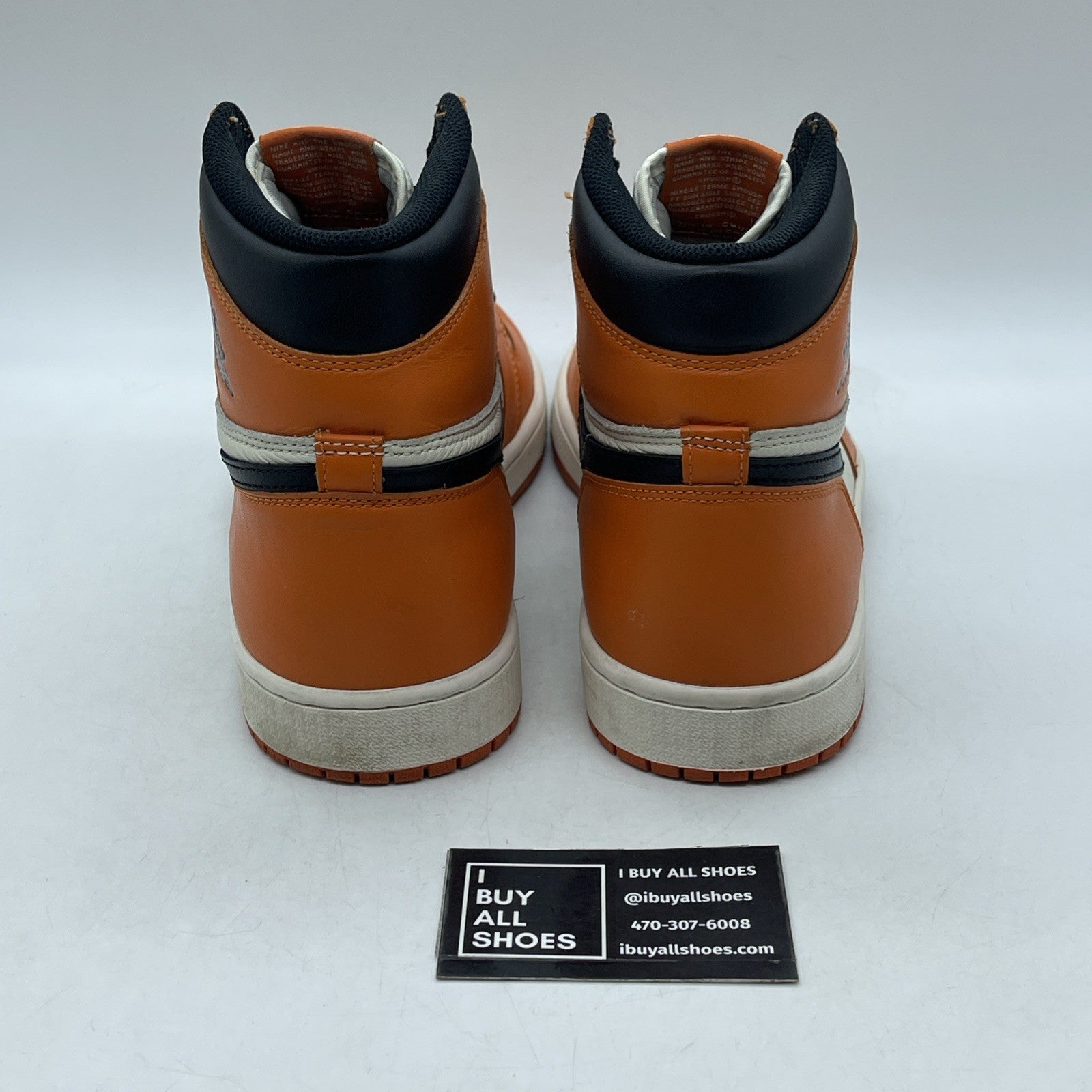 Size 12 - Air Jordan 1 Retro High OG shattered backboard away 2016 (555088-113)