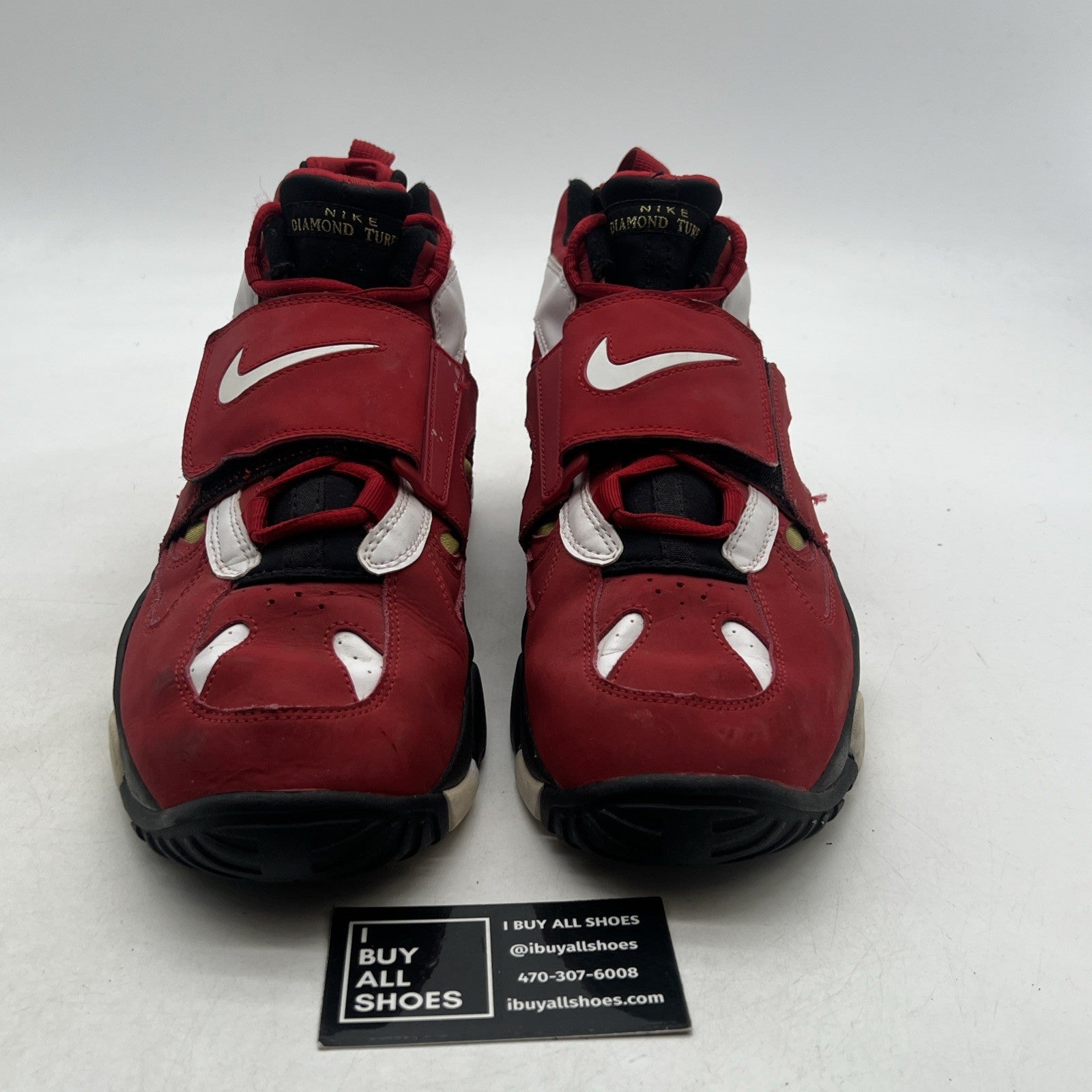 Size 12 - Nike Air Diamond Turf 2 2012 Red Gold (487658-610)