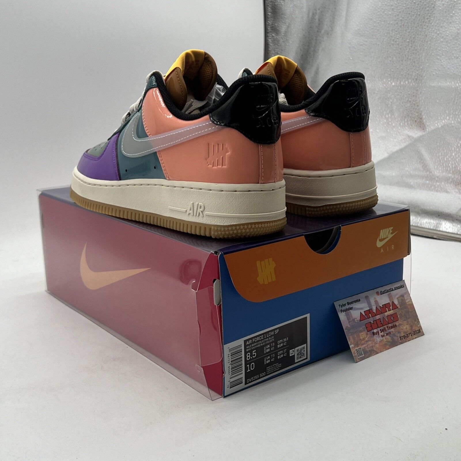 Size 8.5 - Nike Undefeated x Air Force 1 Low Celestine Blue (DV5255-500)