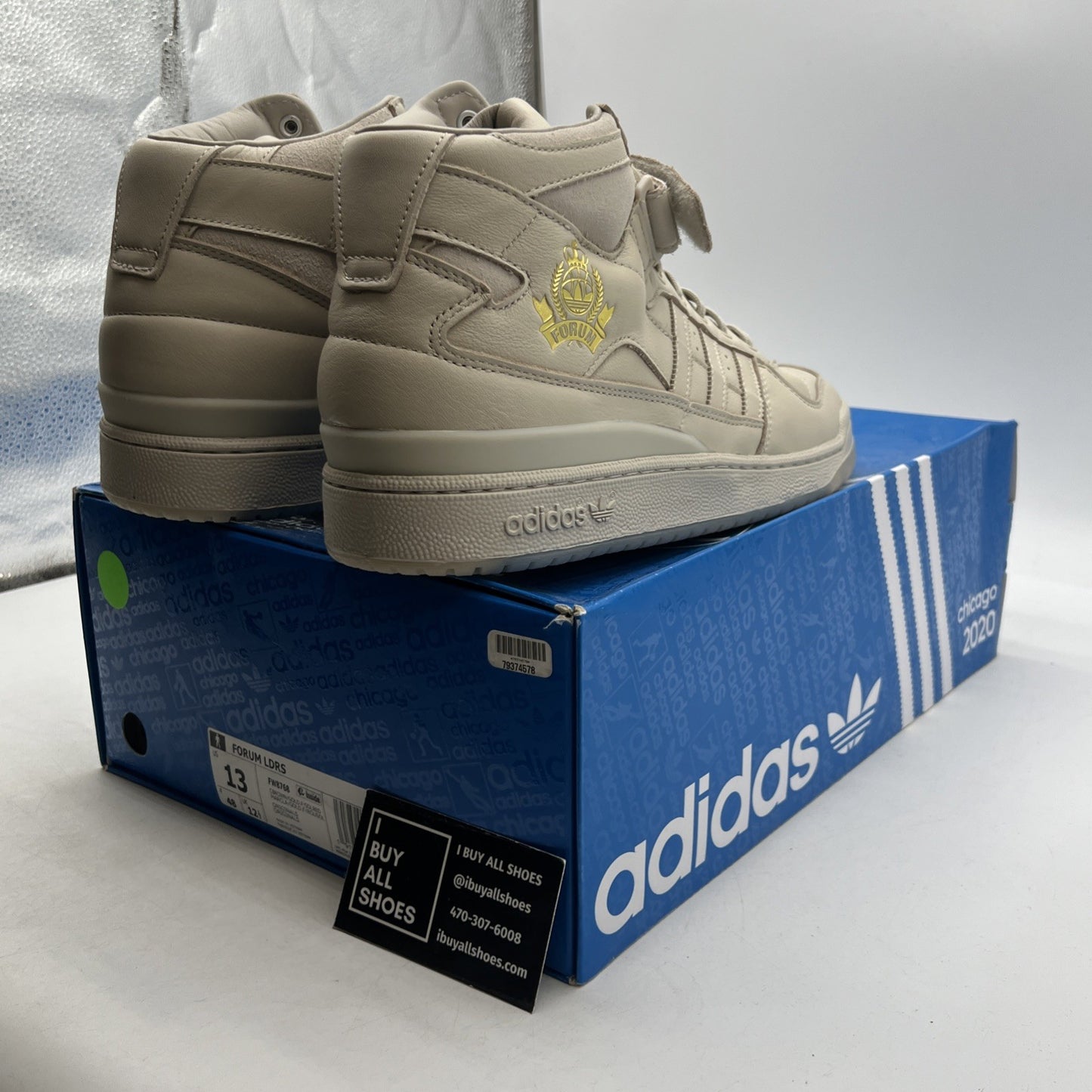 Size 13 - Leaders 1354 x Adidas Forum Friends & Family Mid Core Brown (FW8768)