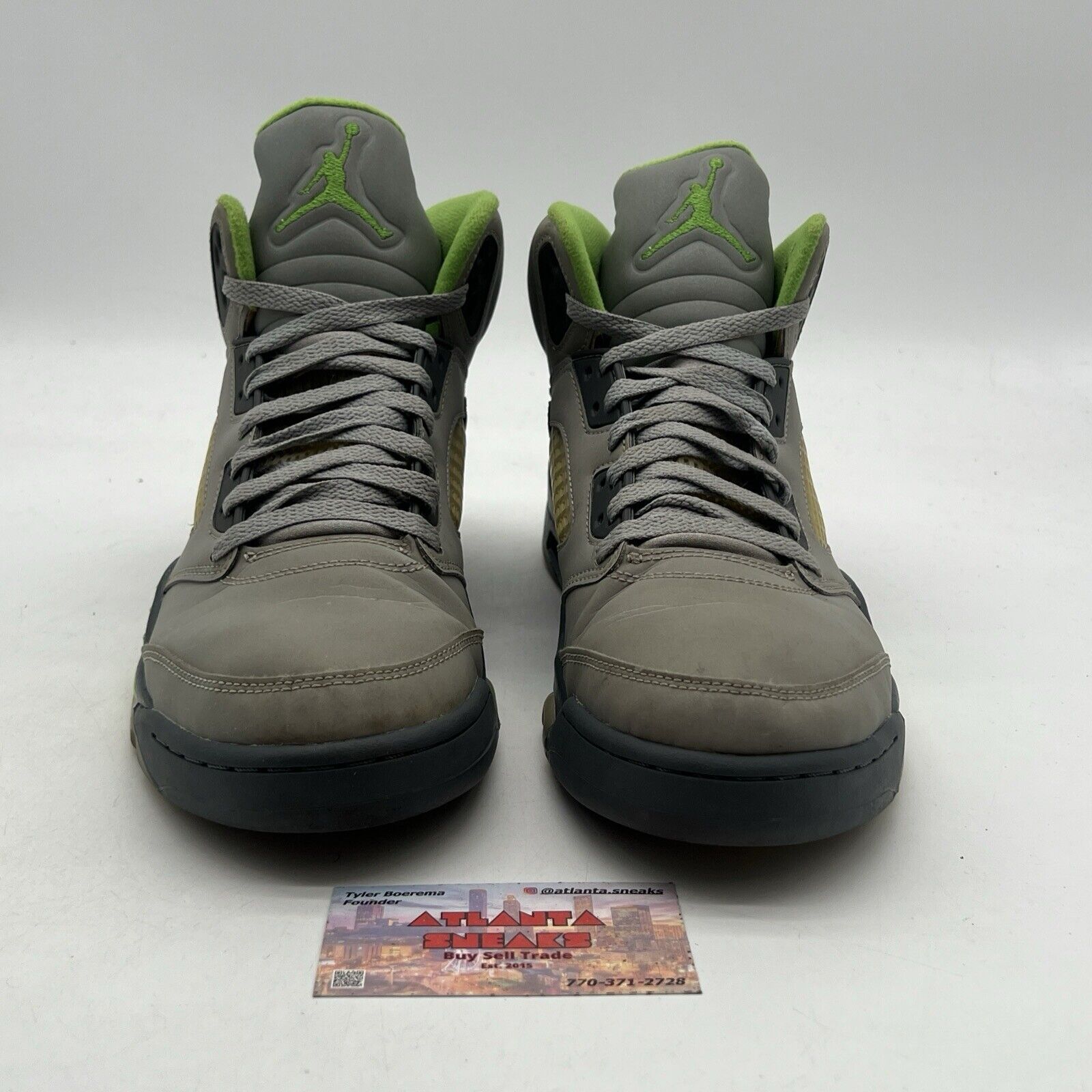 Size 10.5 - Air Jordan 5 Retro Green Bean (DM8014-003)