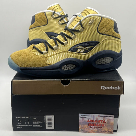 Size 13 - Reebok Question EBC Mid Rucker Park Navy Icey (BD3875)